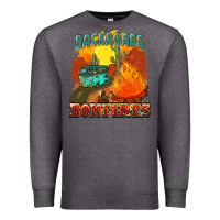 Charcoal Heather backroads and bonfire Premium Sweatshirt - NancyCooperArtShop
