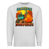 Dove Grey backroads and bonfire Premium Sweatshirt - NancyCooperArtShop
