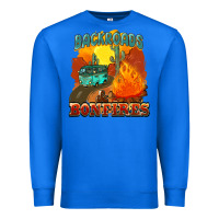 True Royal backroads and bonfire Premium Sweatshirt - NancyCooperArtShop
