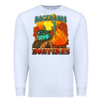 White backroads and bonfire Premium Sweatshirt - NancyCooperArtShop