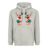 Moon Dust gemstone rock hand Heavyweight Hoodie - MaliasSmallBusiness