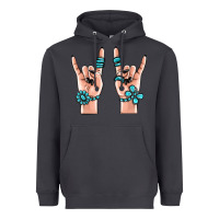 Smoke gemstone rock hand Heavyweight Hoodie - MaliasSmallBusiness