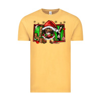 Vintage Mustard joy afro santa gnomes Vintage Tee - FaDigitalArtStudio