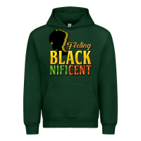 Forest Green feeling blacknificent Urban Hoodie - NancyCooperArtShop