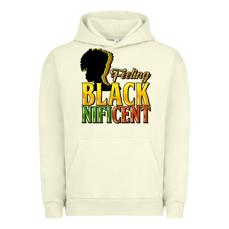 Feeling Blacknificent Urban Hoodie by NancyCooperArtShop | Teevron