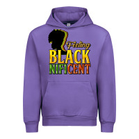 Tulip feeling blacknificent Urban Hoodie - NancyCooperArtShop