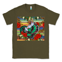 Army Green flamenco dancer tumbler Classic Tee - BundleAndBundleShop