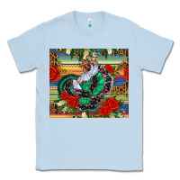 Dusty Blue flamenco dancer tumbler Classic Tee - BundleAndBundleShop