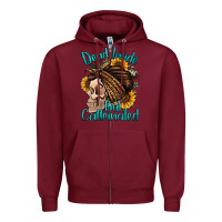Burgundy dead inside but caffeinated Zipper Hoodie - Jasminsmagicworld