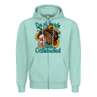 Seafoam dead inside but caffeinated Zipper Hoodie - Jasminsmagicworld