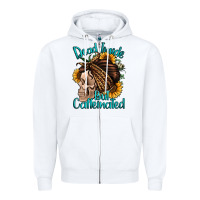 White dead inside but caffeinated Zipper Hoodie - Jasminsmagicworld
