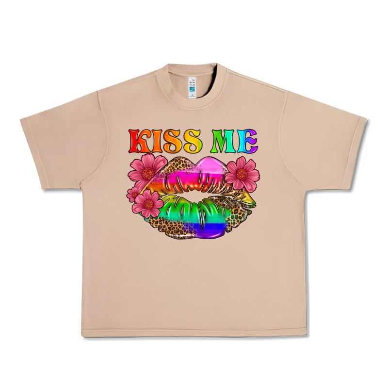Lgbtq Kiss Me Urban Heavy Tee by HRA Design Shop | Teevron