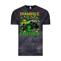 Cloud Black st patricks shamrock crusher Vintage Tee - Neo Western