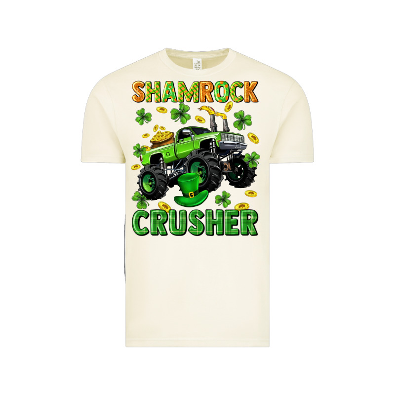 St Patricks Shamrock Crusher Vintage Tee by Neo Western | Teevron