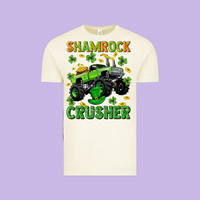 St Patricks Shamrock Crusher Vintage Tee Designed By Neo Western