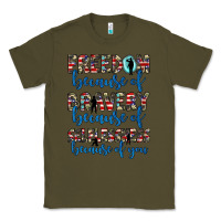 Army Green freedom because of bravery because of selflessness because of you Classic Tee - JahusDesignShop
