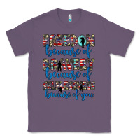 Lavender freedom because of bravery because of selflessness because of you Classic Tee - JahusDesignShop