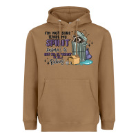 Toasted Coconut spirit animal raccoon Heavyweight Hoodie - MaliasSmallBusiness