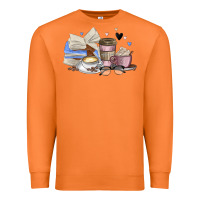 Carrot coffee and books Premium Sweatshirt - MaliasSmallBusiness