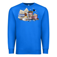 True Royal coffee and books Premium Sweatshirt - MaliasSmallBusiness