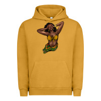 Pigment Peanut Butter black woman Urban Hoodie - NancyCooperArtShop