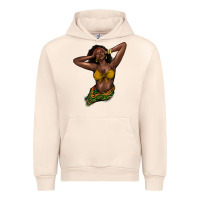 Sandshell black woman Urban Hoodie - NancyCooperArtShop