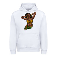 White black woman Urban Hoodie - NancyCooperArtShop