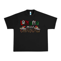 Black la mama mas chingona Urban Heavy Tee - CowhideDigitalArt