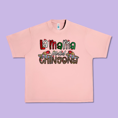 La Mama Mas Chingona Urban Heavy Tee Designed By Cowhidedigitalart