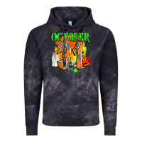 Cloud Black october 31 Vintage Hoodie - Zillion Design Studio