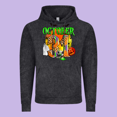 October 31 Vintage Hoodie Designed By Zillion Design Studio