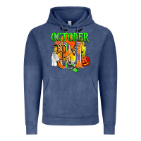 Vintage Denim october 31 Vintage Hoodie - Zillion Design Studio