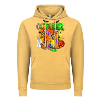 Vintage Mustard october 31 Vintage Hoodie - Zillion Design Studio