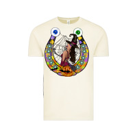 Vintage Arctic Halloween Horseshoe Vintage Tee - CowhideDigitalArt