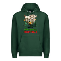 Sports Green have a llamazing christmas alpaca head Premium Hoodie - LillyAllenDesigns