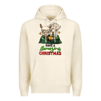 Tofu have a llamazing christmas alpaca head Premium Hoodie - LillyAllenDesigns