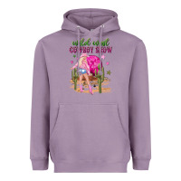 Lavender wild west cowboy show Heavyweight Hoodie - NancyCooperArtShop