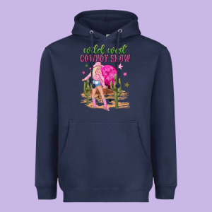 Wild West Cowboy Show Heavyweight Hoodie Designed By Nancycooperartshop