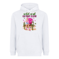 White wild west cowboy show Heavyweight Hoodie - NancyCooperArtShop
