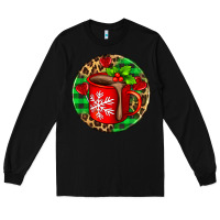 Black christmas hot chocolate and candies Long Sleeve Tee - AdoDesignShop
