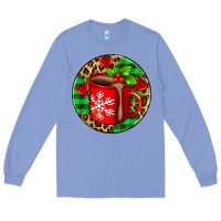 Colony Blue christmas hot chocolate and candies Long Sleeve Tee - AdoDesignShop