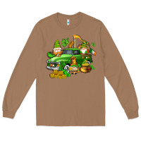 Toasted Coconut st patricks gnomes  with farm truck Long Sleeve Tee - AdoDesignShop