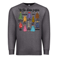 Charcoal Heather tis the damn season music Premium Sweatshirt - MaliasSmallBusiness