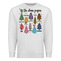 Oatmeal Heather tis the damn season music Premium Sweatshirt - MaliasSmallBusiness