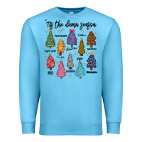 Ocean Blue tis the damn season music Premium Sweatshirt - MaliasSmallBusiness