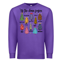 Purple tis the damn season music Premium Sweatshirt - MaliasSmallBusiness