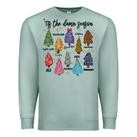 Seafoam tis the damn season music Premium Sweatshirt - MaliasSmallBusiness