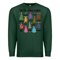 Sports Green tis the damn season music Premium Sweatshirt - MaliasSmallBusiness