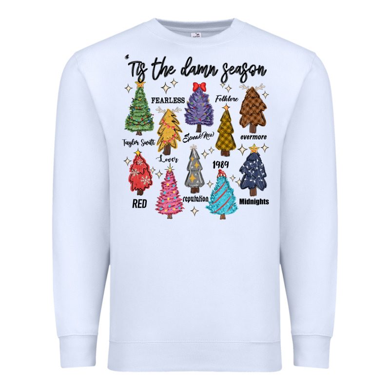 Tis The Damn Season Music Premium Sweatshirt by MaliasSmallBusiness | Teevron