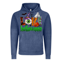 Vintage Denim love halloween Vintage Hoodie - Zillion Design Studio